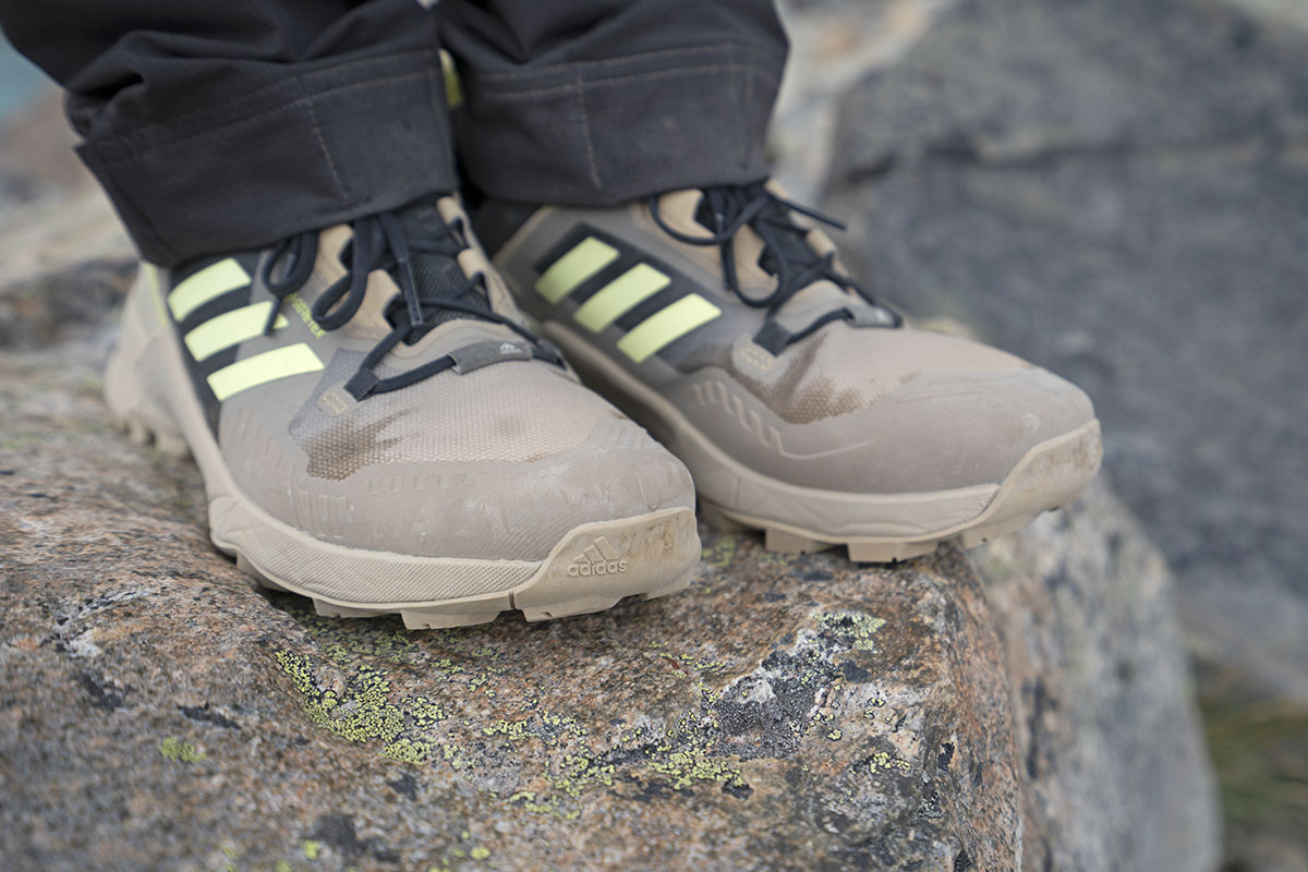 Adidas Terrex Swift R3 GTX hiking shoe (closeup of toe)